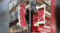 Kreatif, Papan Nama Toko Steak Merangkap Skateboard