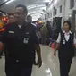 Dirut PT KAI, Edi Sukmoro usai memantau kesiapan Stasiun Kota Baru Malang, Jawa Timur untuk libur natal dan tahun baru