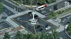 Kendaraan saat melintas di simpang Tugu Jam MH Thamrin, Jakarta, Kamis (23/8). Pemprov DKI Jakarta melakukan penataan ulang sarana umum di persimpangan sepanjang Jalan MH Thamrin-Sudirman.(merdeka.com/ Iqbal S. Nugroho)