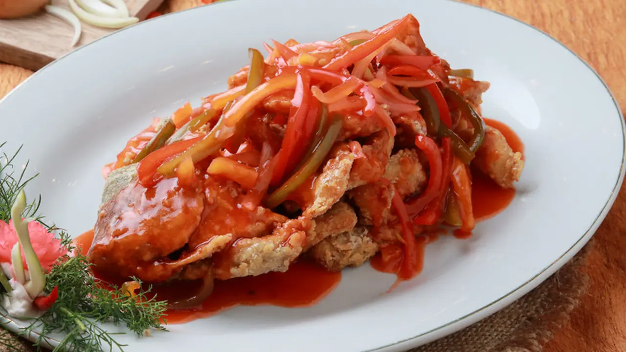 Ikan Gurame Saus Tiram