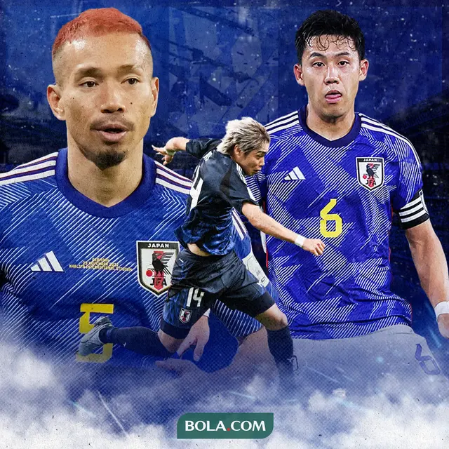 Ilustrasi - Timnas Jepang: Wataru Endo, Yuto Nagatomo, Junya Ito