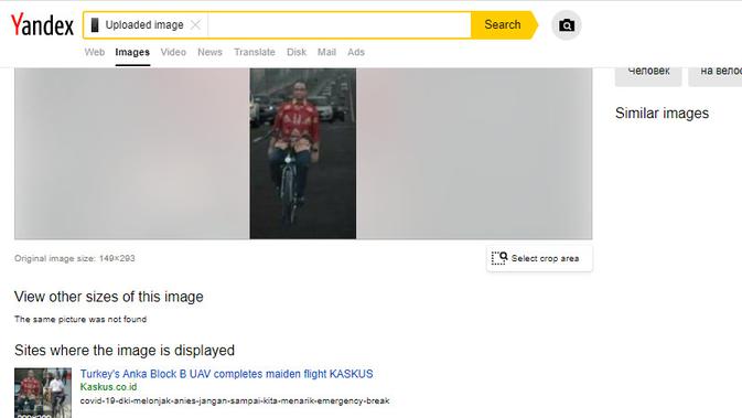 Cek Fakta Liputan6.com menelusuri klaim Klaim foto Anies uji coba sepeda masuk tol