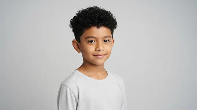 Curly Tapered Cut