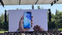 Apple resmi mengumumkan kehadiran iOS 26 untuk para pengguna iPhone dalam ajang WWDC 2025. (Liputan6.com/Yuslianson)