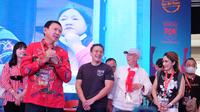 Reuni relawan Jokowi dihadiri beberapa tokoh diantaranya Basuki Tjahaja Purnama alias Ahok, Diaz Hendropriyono, Ade Armando dan Habib Kribo. (Foto:Liputan6/Delvira)