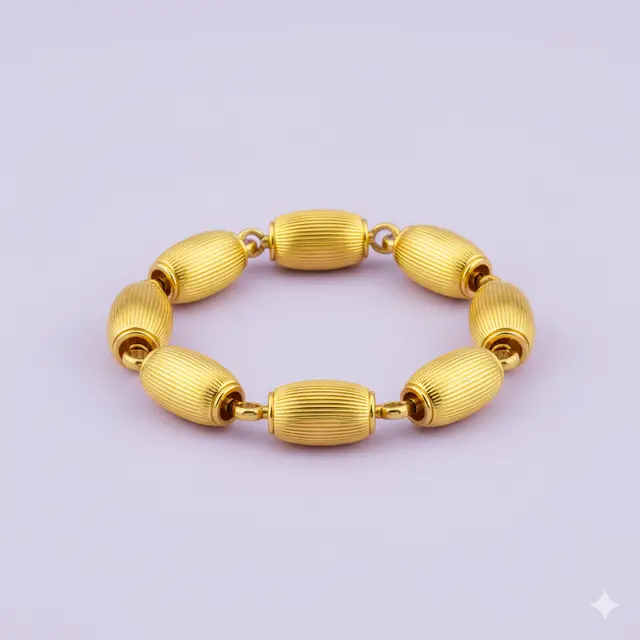 Desain Gelang Emas Model Rantai Oval Paling Trending. Gemini