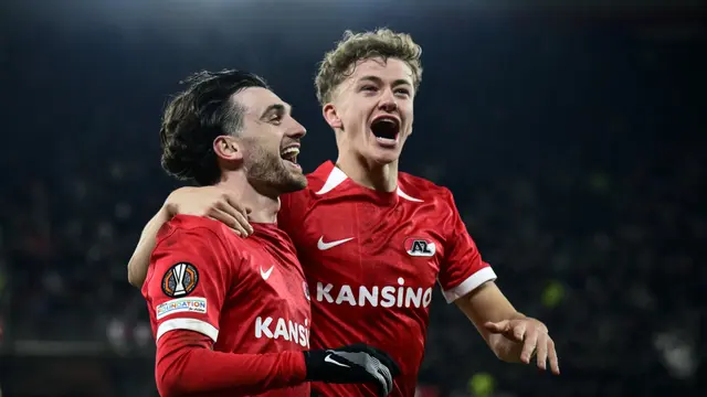 Troy Parrott - AZ Alkmaar Vs Galatasaray di Liga Europa 2024/2025