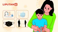 INFOGRAFIS: 3M Turunkan Risiko Covid-19, Berapa Persen?