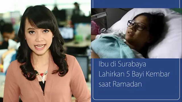 Daily TopNews hari ini akan menyajikan berita seputar seorang Ibu di Surabaya yang melahirkan 5 bayi kembar saat ramadan dan relawan Jokowi yang membagikan takjil di HI dalam rangka memperingati hari ulang tahun sang Presiden Indonesia tersebut.