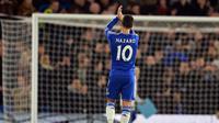 Gelandang Chelsea asal Belgia, Eden Hazard. (AFP/Glyn Kirk)