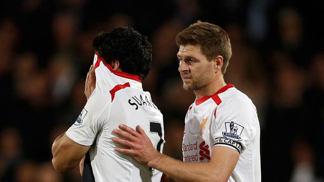 Steven Gerrard dan Luis Suarez