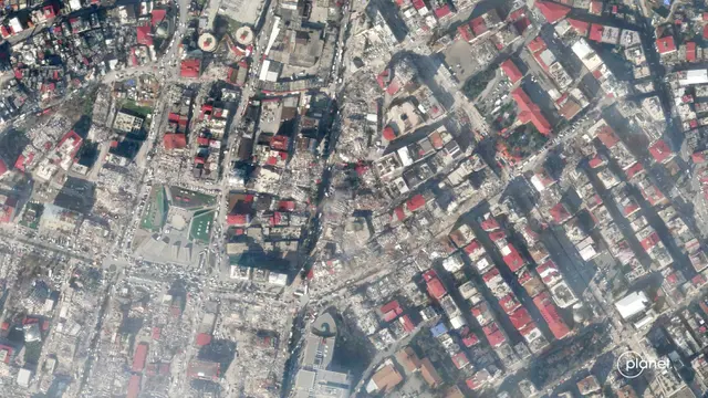 Citra Satelit Potret Kerusakan Besar Usai Gempa Turki, Korban Tewas Tembus 7200 Orang