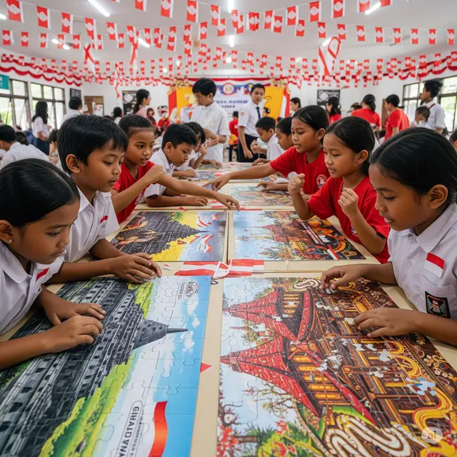 Puzzle Bertema Budaya Indonesia