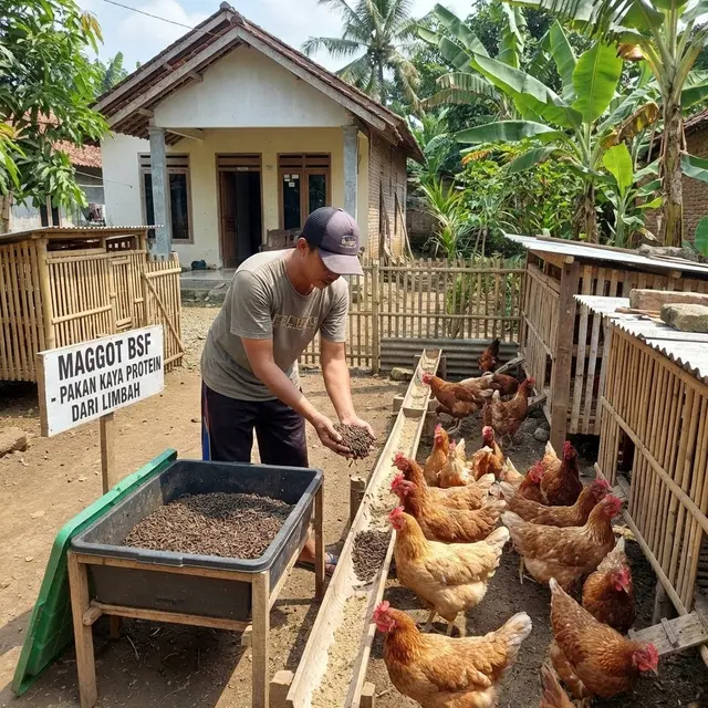 Alternatif Pakan Ternak Ayam Protein Tinggi Tidak Perlu Beli