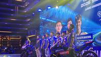Launching motor dan livery Yamaha Racing Indonesia untuk musim 2026 di Black Owl, Kelapa Gading, Jakarta Utara, Jumat (27/2/2026) malam. (Bola.com/Hery Kurniawan)