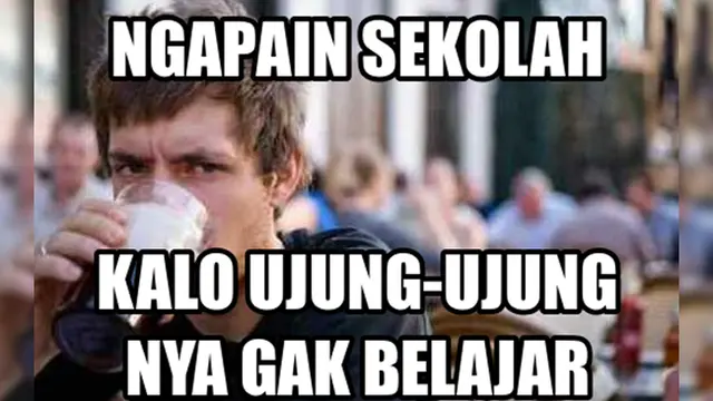 Meme Hari Pertama Masuk Sekolah, Bikin Ngakak Sekaligus Gagal Fokus