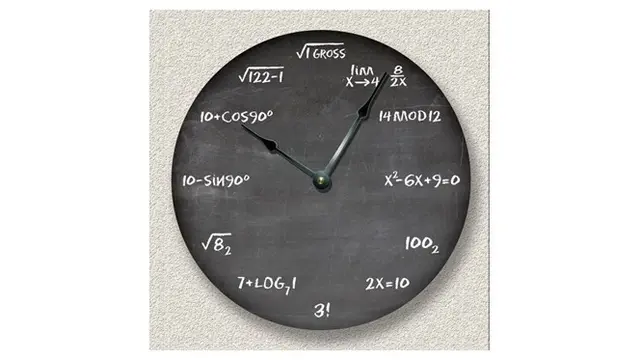 6 Jam Dinding Ini Bikin Mikir Keras, Anak yang Suka Matematika Tertantang