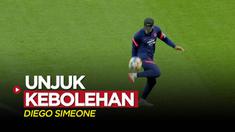 Berita video momen Diego Simeone unjuk kebolehan jelang laga leg 1 babak 16 besar Liga Champions 2021/2022, Atletico Madrid vs MU (Manchester United), Selasa (22/2/2022).