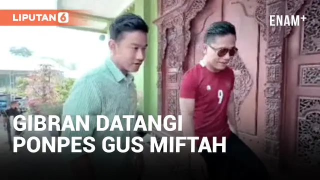 Gibran Sowan ke Pondok Pesantren Gus Miftah