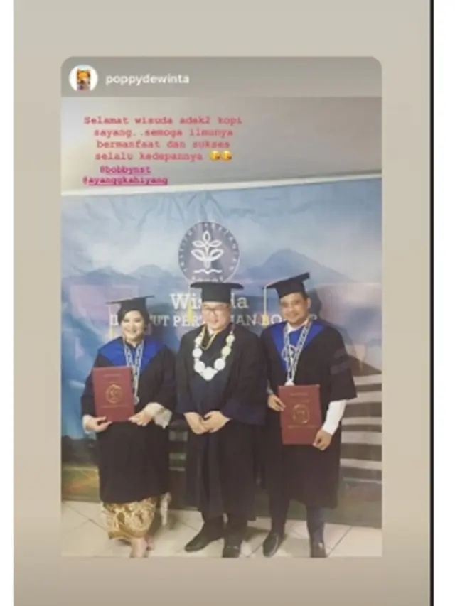 6 Momen Wisuda Kahiyang Ayu Lulus S2 di IPB dan Raih IPK 3,90