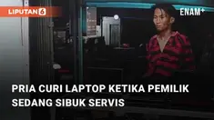 Beredar video viral terkait seorang pria yang curi laptop di tempat servis. Pencurian tersebut terjadi di kawasan jalan Raya Citayam, Depok. Senin (18/12/2023)