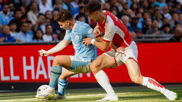 Hasil Community Shield Arsenal Vs Manchester City