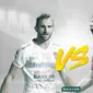 Ilija Spasojevic vs Marko Simic. (Bola.com/Dody Iryawan)