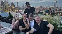 Emily Blunt, Robert Downey Jr, Cillian Murphy, Matt Damon, dan John Krasinski. (Instagram/ robertdowneyjr)