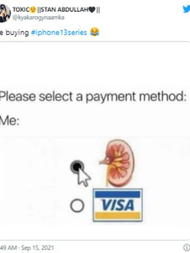 Baru Dirilis, 6 Meme Kocak iPhone 13 Ini Bikin Senyum-senyum