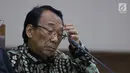 Mantan Menteri ESDM, Jero Wacik saat mengikuti sidang pengajuan Peninjauan Kembali atas putusan kasasi kasus dana operasional menteri (DOM) di PN Jakarta Pusat, Senin (23/7). Sejumlah bukti baru yang diajukan Jero Wacik. (Liputan6.com/Helmi Fithriansyah)