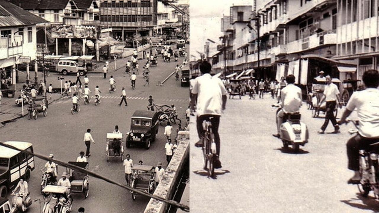 Jalanan Pontianak tempo dulu (Instagram/@pontianaksejarah)