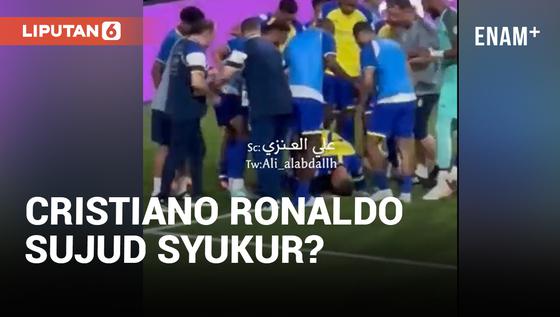 VIDEO: Cristiano Ronaldo Lakukan Sujud Syukur Atas Kemenangan Al Nassr