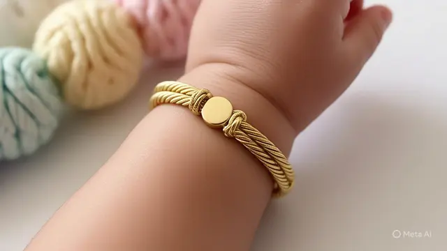 6 Model Gelang Emas Islami Terbaru untuk Bayi Newborn, Mulai dari Rp1 Juta Saja!