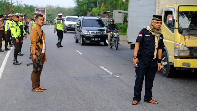 Usai Kerusuhan Rutan Ratusan Polisi Disebar Di Jalan Lintas Pekanbaru Siak Regional Liputan6 Com