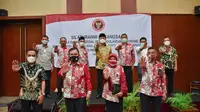 Cegah menyebarnya paham radikalisme, BNPT gelar Silaturahmi Kebangsaan dengan Forum Koordinasi Pencegahan Terorisme (FPKT) dan Mitra Deradikalisasi. (Liputan6.com/Istimewa)