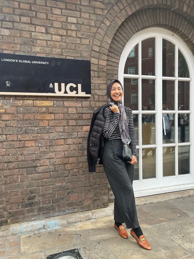 7 Potret Alya Rohali Antar Anak Kuliah di London, Sempatkan Ikut Maraton