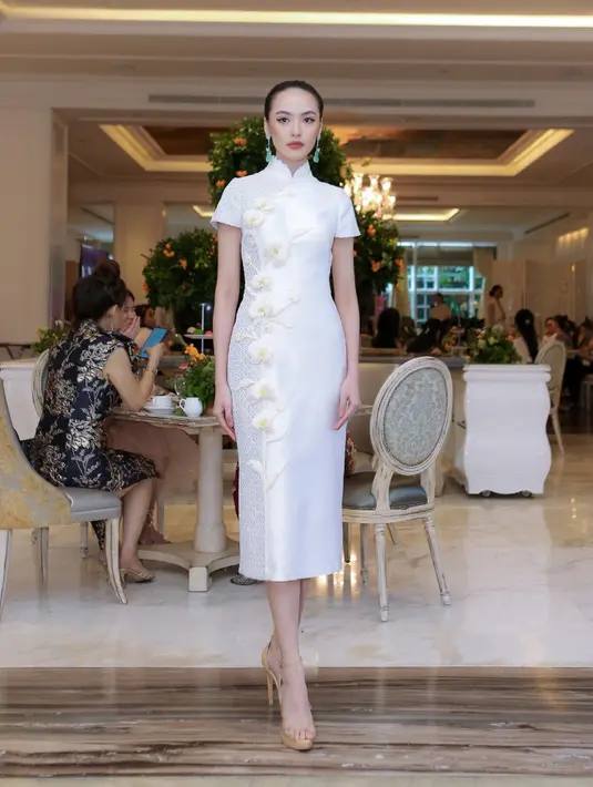 Koleksi Gái Shan menggambarkan filosofi perbaikan berkelanjutan, menjembatani tradisi yang kaya dengan kehidupan modern. [Fimela/Daniel Kampua]