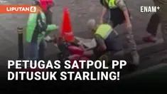 Dramatis! Detik-detik Starling Tusuk Satpol PP di Thamrin