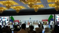 Penandatanganan komitmen kerjasama dalam program kolaborasi PMA/PMDN, Sabtu, di Nusa dua Bali, Sabtu (18/12/2021).