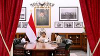 Presiden Prabowo Subianto, menerima Menteri Komunikasi dan Digital (Menkomdigi), Meutya Hafid, di Istana Merdeka, Jakarta. (Dok. Istimewa)