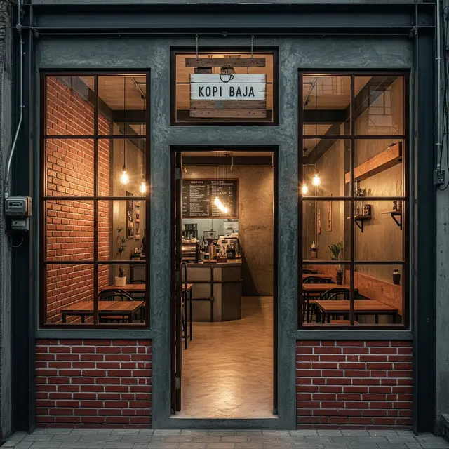Desain Warung Modern di Rumah Sempit (Image by Gemini AI)