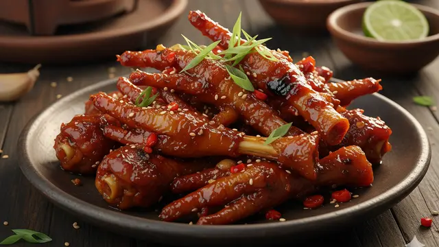 Ceker Pedas Manis Bakar