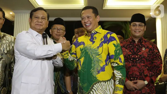 Pimpinan MPR Datangi Kediaman Prabowo