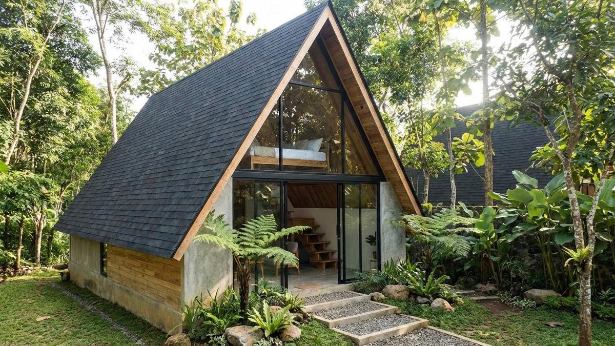 8 Model Rumah Minimalis dengan Atap Pelana Sederhana tapi Elegan, Fasad Tampak Mewah