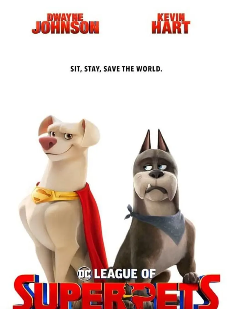 Poster film DC League of Super-Pets. (Foto: Dok. Warner Animation Group/ DC Entertainment/ IMDb)