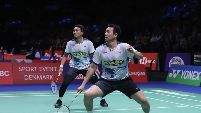 Mohammad Ahsan/Hendra Setiawan - Kejuaraan Dunia Bulu Tangkis 2023 - Bulu Tangkis