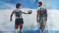 Lionel Messi cetak sejarah baru, lampaui Diego Maradona. (source: Live Score)