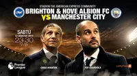 Brighton & Hove Albion vs Manchester City (Liputan6.com/Abdillah)