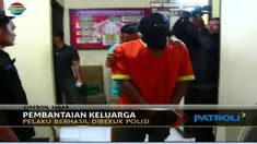 Seorang tukang pijat yang membantai istri dan ibu kandung, serta dua anak balita dan dua saudaranya di Cirebon akhirnya dibekuk.