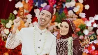 Potret Pernikahan Reza Zakarya D&rsquo;Academy dan Amira Karaman. (Sumber: Instagram/reza_zakarya_daa)